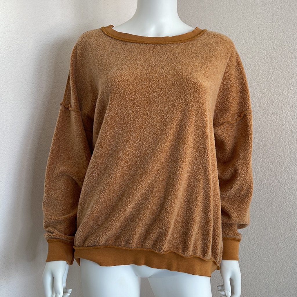 Free People Oversize Lounge Fuzzy Xs Sweater Cozy
